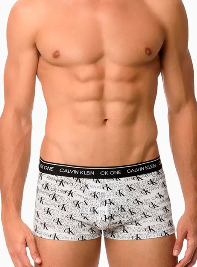 Cueca Boxer Ck One Print Marker Logo - Calvin Klein Underwear