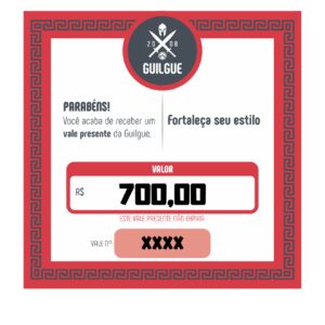 VALE PRESENTE R$700