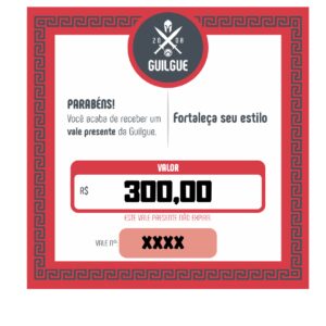 VALE PRESENTE R$300