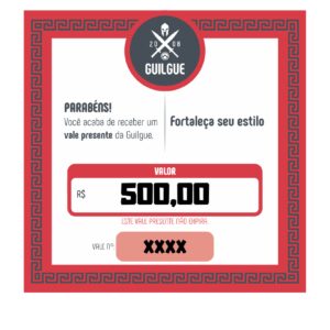 VALE PRESENTE R$500